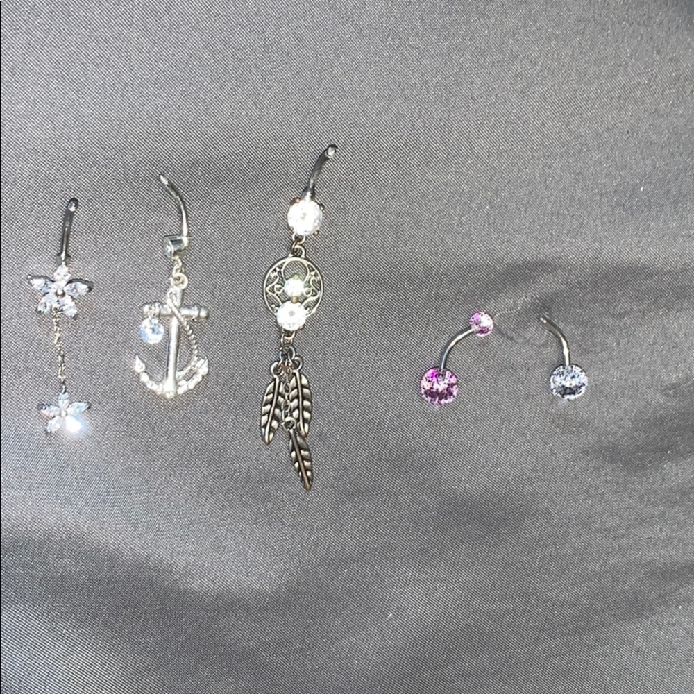 Bundle belly rings